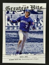 2026 Topps Greatest Hits Bobby Witt Jr. #GH-18 card