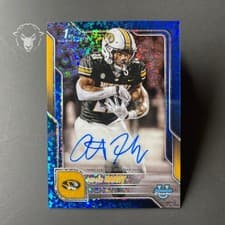 2025 Bowman University Chrome Chrome Prospect Autographs Ahmad Hardy #BCA-AHA card