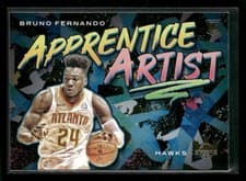 Bruno Fernando 2019 Panini Court Kings Apprentice Artists card