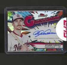 2025 Finest Gustographs Autograph Dylan Crews #G-DC card