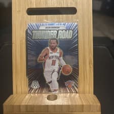 2024-25 Panini Mosaic Thunder Road Jalen Brunson #11 card