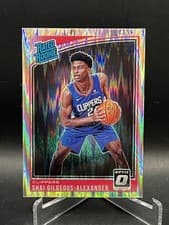 Shai Gilgeous-Alexander 2018 Panini Donruss Optic card
