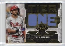 2025 Topps Tier One Die-Cut Relics Trea Turner #T1RD-TT card
