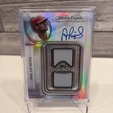2025 Topps Sterling Swings Autographed Relics Albert Pujols #SWA-AP card