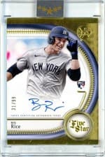 Ben Rice 2025 Topps Five Star Five Star Autographs card