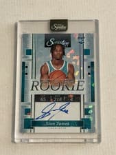 Sion James 2025-26 Panini Signature Series Rookie Season Ticket card