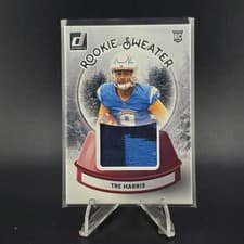 2025 Donruss Rookie Holiday Sweater Tre Harris #SWE-THS card