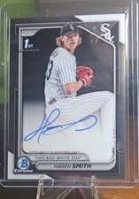2024 Bowman Draft Chrome Prospect Autographs Hagen Smith #CPA-HS card