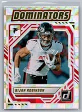 2025 Panini Donruss Dominators Bijan Robinson #DOM-BRN card