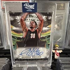 Rasheed Wallace 2024-25 Topps Inception Memory Lane Marks card