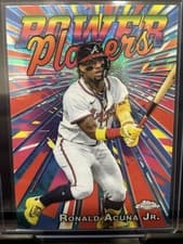 2025 Topps Chrome Power Players Ronald Acuña Jr. #PP-7 card