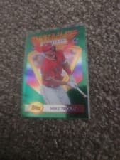 Mike Trout 2020 Topps Finest Flashbacks card
