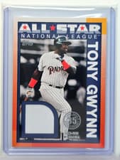 2025 Topps 1990 Topps Baseball All-Star Relics Tony Gwynn #90ASR-TG card