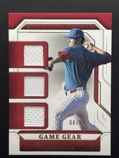 Andrew Painter 2025 Panini National Treasures Game Gear Swatches Trio card
