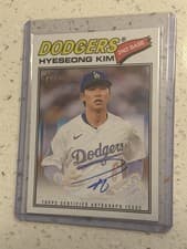 2026 Topps Heritage Real One Autographs Hyeseong Kim #ROA-HK card