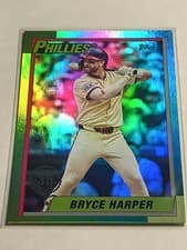 2025 Topps Update 1990 Topps Baseball Bryce Harper #U90-15 card