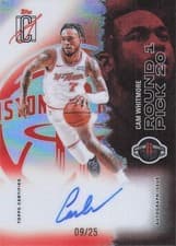 2025-26 Topps Signature Class Veteran Class Chrome Autographs Cam Whitmore #VCC-CW card