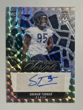 2025 Panini Mosaic Rookie Scripts Shemar Turner #RS-STR card