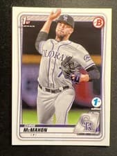 Chris McMahon 2020 Bowman Draft 1st Edition card