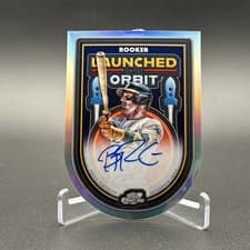 2025 Topps Cosmic Chrome Launched Into Orbit Autographs Brent Rooker #LIOA-BR card