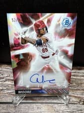 2024 Bowman Draft Plasma Power Autographs Christian Moore #PPA-CM card