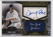 2025 Topps Tier One Top Shelf Signatures David Cone #TSS-DC card