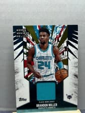 2025-26 Topps Woven Wonders Relics Brandon Miller #WW-BM card