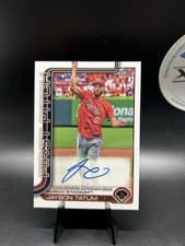 2025 Topps 2024 First Pitch Autographs Jayson Tatum #FPA-JT card