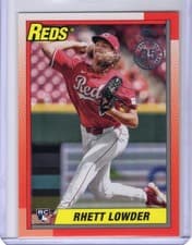 2025 Topps 1990 Topps Baseball (Series One) Rhett Lowder #T90-91 card