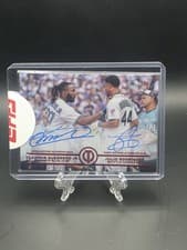 2025 Topps Tribute True to the Game Dual Autographs Vladimir Guerrero Jr. / Julio Rodríguez #TTG-RG card