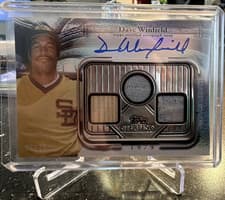 2025 Topps Sterling Seasons Autographed Relic Dave Winfield #SSA-DWI card