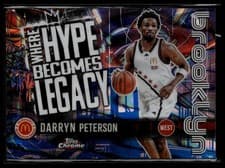 2025 Topps Chrome McDonald's All American Where Hype Becomes Legacy Darryn Peterson #HL-4 card