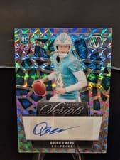 2025 Panini Mosaic Rookie Scripts Quinn Ewers #RS-QES card