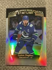 2024-25 Upper Deck Stature Base Set Quinn Hughes #23 card