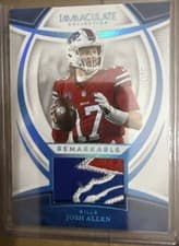 2025 Panini Immaculate Remarkable Jerseys Josh Allen #5