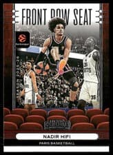 Nadir Hifi 2025 Panini Contenders EuroLeague Front Row Seat card