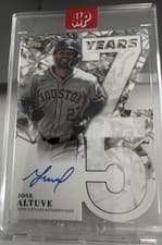 2026 Topps 75 Years of Topps Die-Cut Autographs Jose Altuve #75YA-JA card