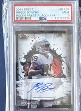 2024 Finest Rookie Finest Autographs Brock Bowers #RFA-BB card