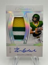 2025 Panini Flawless Rookie Patch Autographs Dillon Gabriel #9 card