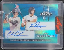 2024 Leaf Electrum Baseball Base Pair Charlie Condon / Travis Bazzana #BP-3 card