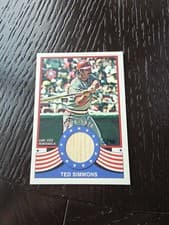 2025 Topps Heritage Bicentennial Relics Ted Simmons #BR-TS card