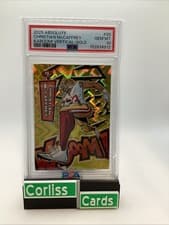 2025 Panini Absolute Kaboom! Vertical Christian McCaffrey #20 card