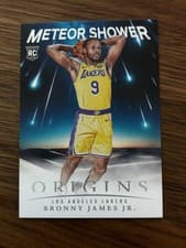 2024-25 Panini Origins Meteor Shower Set Bronny James Jr. #24 card