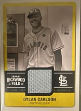 2025 Topps Rickwood Relic Collection Dylan Carlson #RWR-DC card