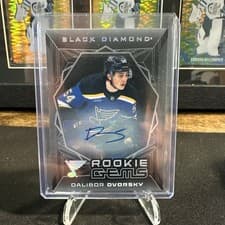 2025-26 Upper Deck Black Diamond Rookie Gems Signatures Dalibor Dvorsky #RGS-DV