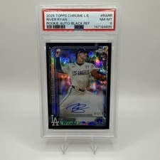 2025 Topps Chrome Logofractor Edition Rookie Autographs River Ryan #RA-RR card