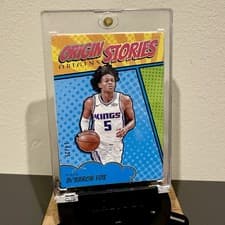 2024-25 Panini Origins Origin Stories Set De'Aaron Fox #2 card