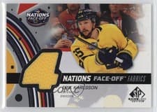 2025-26 SP Game Used 2025 4 Nations Face-Off Fabrics Erik Karlsson #4N-EK card