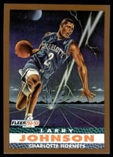 Larry Johnson 1992-93 Fleer Base Set card