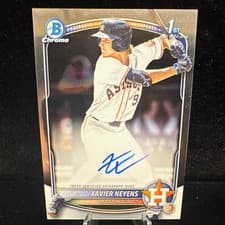 2025 Bowman Draft Chrome Prospect Autographs Xavier Neyens #CPA-XN